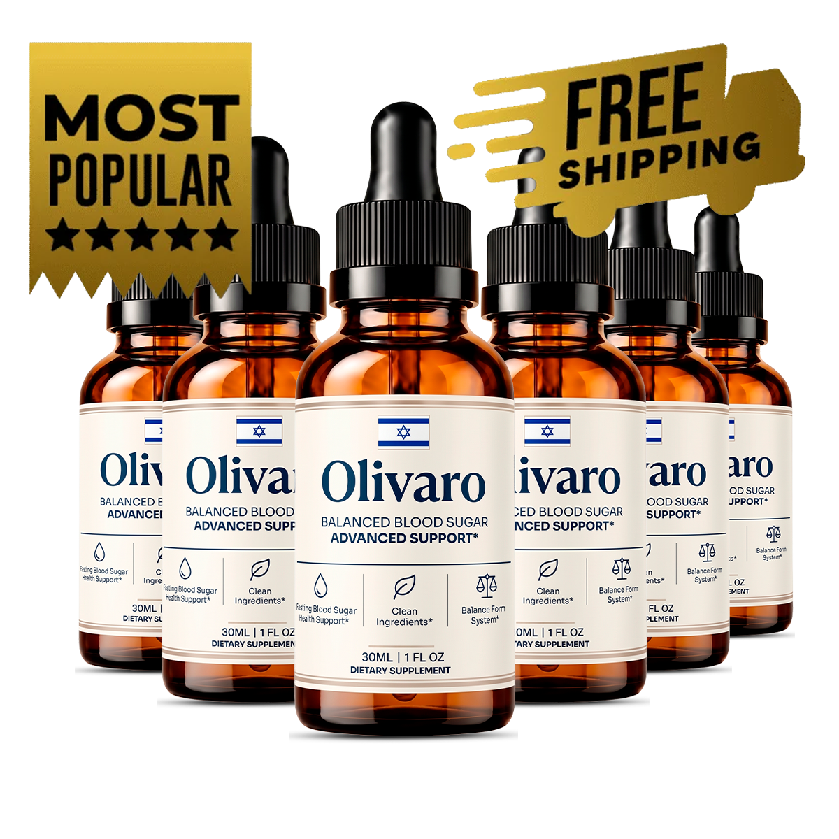 Olivaro six-bottle kit — 180 day supply